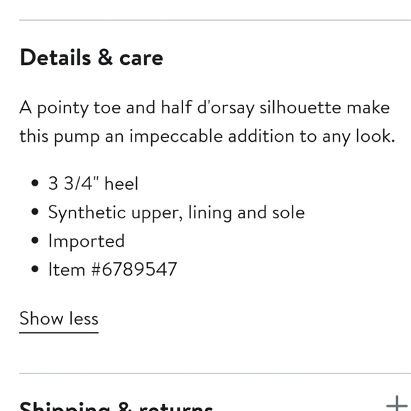 NWOT BCBGeneration Harnoy Vegan Leather D'Orsay Pointed Toe Pumps in Black - Picture 13 of 13